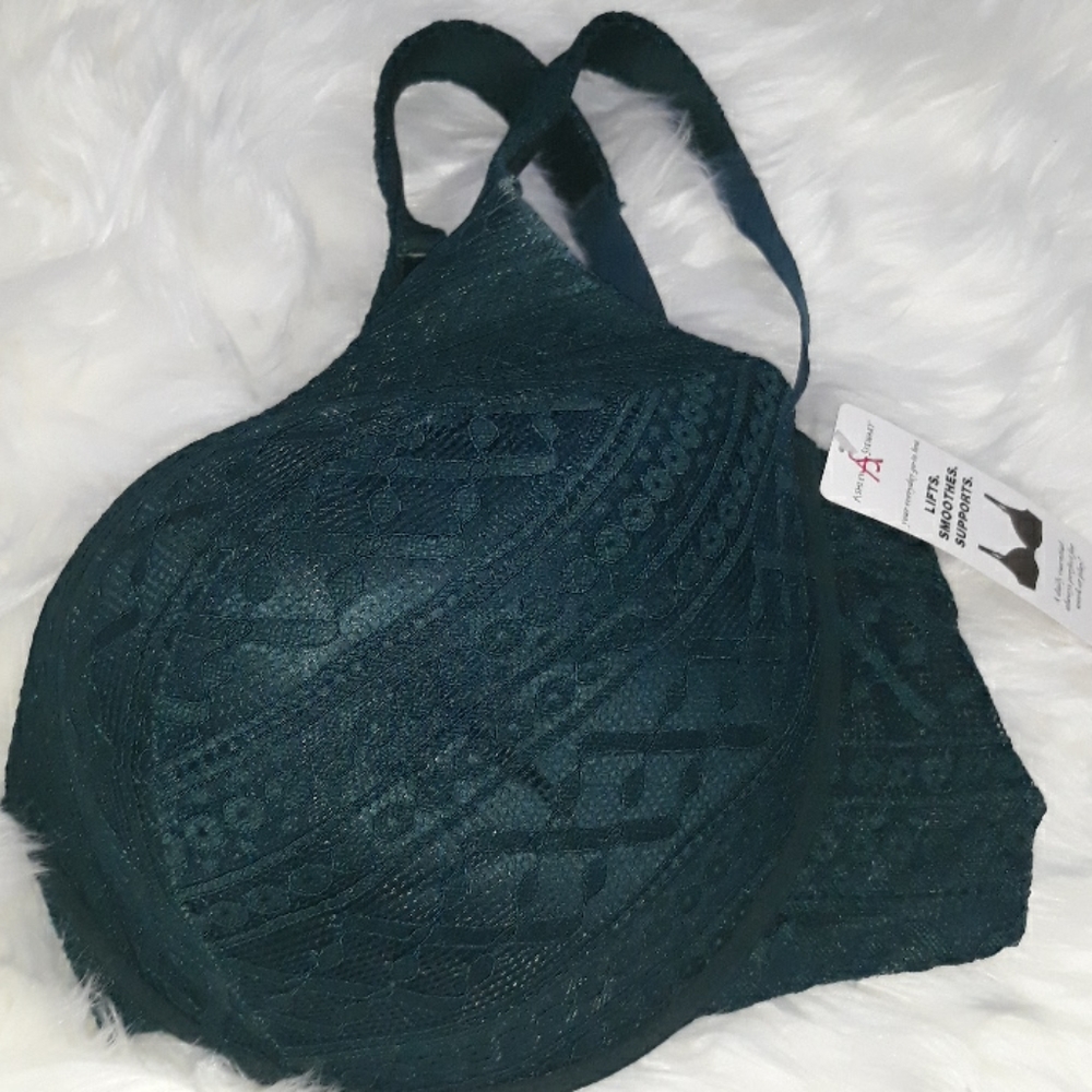 Ashley Stewart Bra (Dark Green